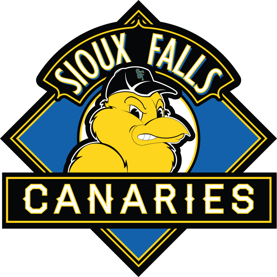 Sioux Falls Canaries 2013 Primary Logo iron on heat transfer